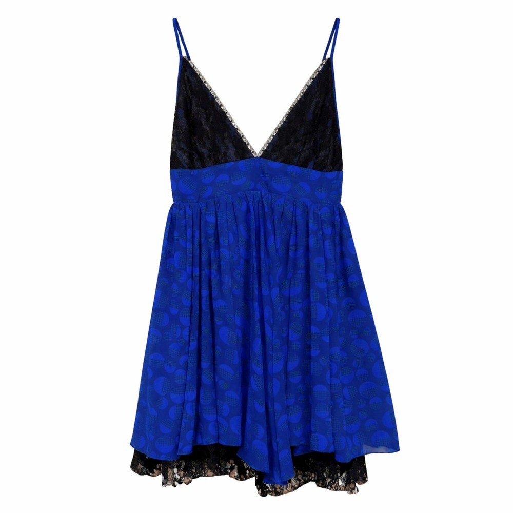 Anthropologie Sparkle & Fade Whimsigoth Babydoll Dress Small Grunge Fairycore